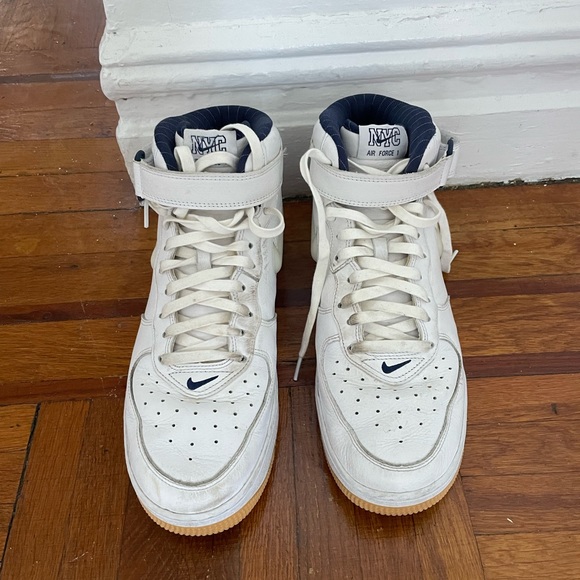 2022 Air Force 1 Mid Jewel QS 'NYC - Yankees - Picture 2 of 8